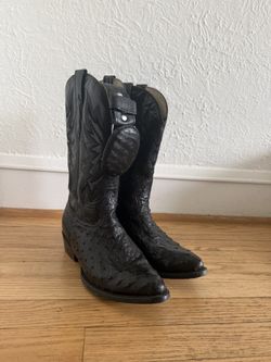 Genuine OSTRICH Boots With Matching belt