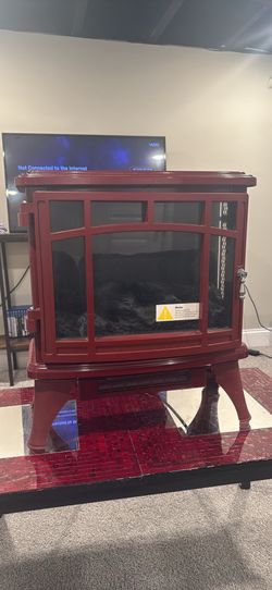 Fireplace Electric Heated *Tested and Works*