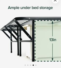 NEW Blackstone Heavy Duty SmartBase Full Size 14” Metal Platform Bed Frame – No Box Spring Needed