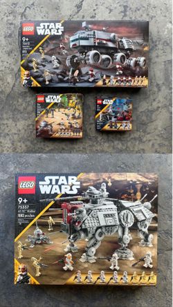 Lego Star Wars AT-TE Walker & Republic Juggernaut Bundle