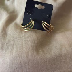3-1 Hoop Earrings 