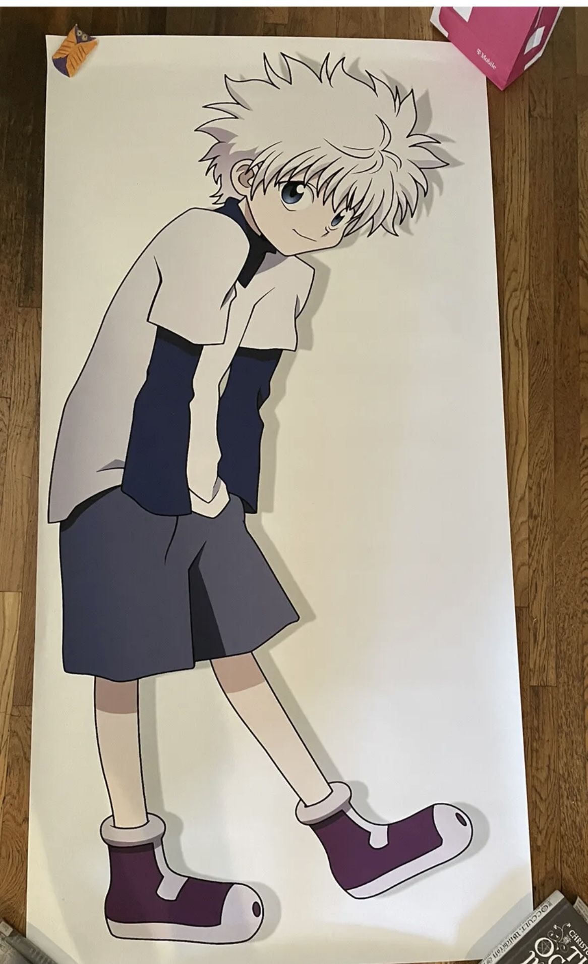 NEW Big Life-sized Killua Poster - Hunter x Hunter Anime Custom Made 6 Feet Tall