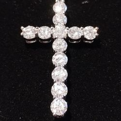 Moissanite Cross 