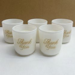 Set Of 5 - Flame candle “THANK YOU “