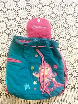 Mermaid quilted backpack