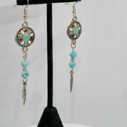 Native Boho Style Dangle Earings 