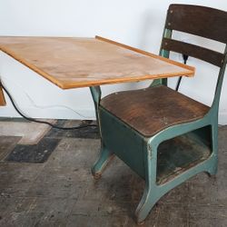Vintage School Desk