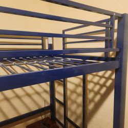 Twin Bunk Bed Blue