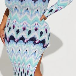 1x Bodycon Off Shoulder Dress