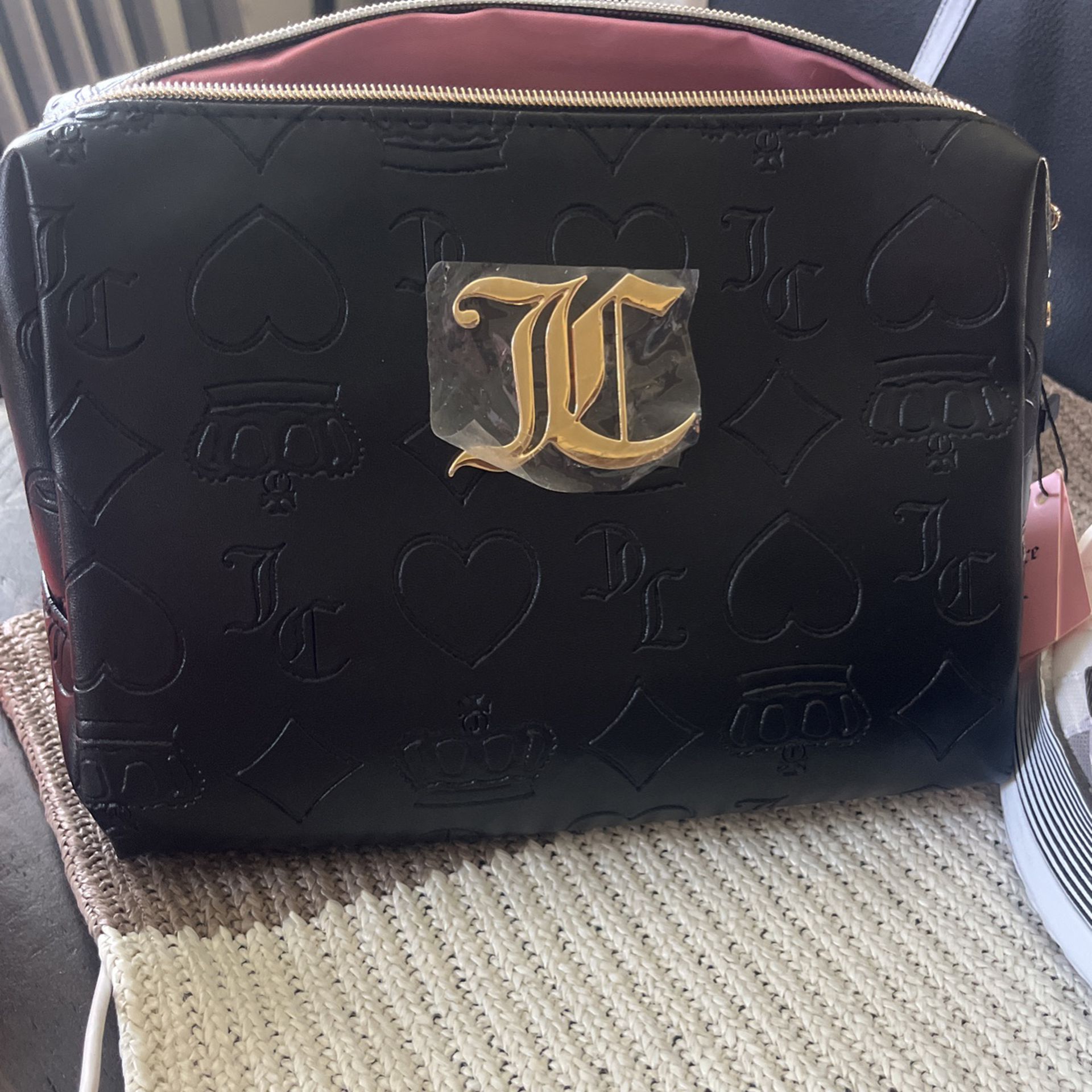 Juicy Couture Makeup Bag With Bottle