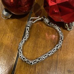 Vintage Byzantine Sterling silver bracelet 