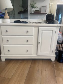 White dresser