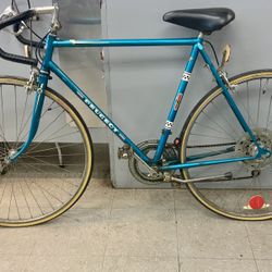 Vintage Peugeot Classic Cadre Allege Bike Bicycle Road Steel Frame Mens Old School Retro Transportation Mobility Wheel 