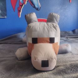 Minecraft Plush Wolf Stuffed Animal 

