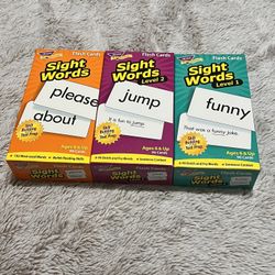 Sight Words Flash Cards Ages 6 And Up