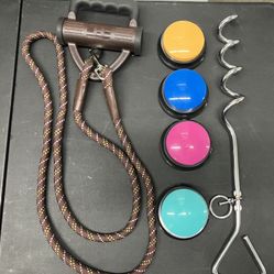 Dog Training Set With Buttons And Stake