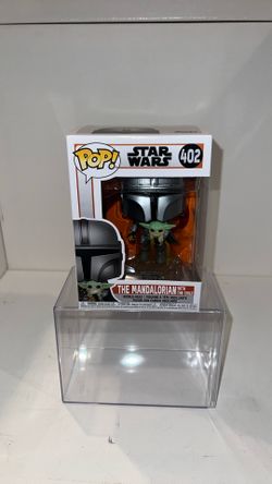 Star Wars Pop The Mandolorian With The Child 