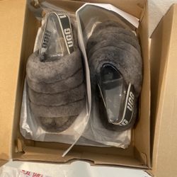 UGG W FLUFF YEAH SLIDE 