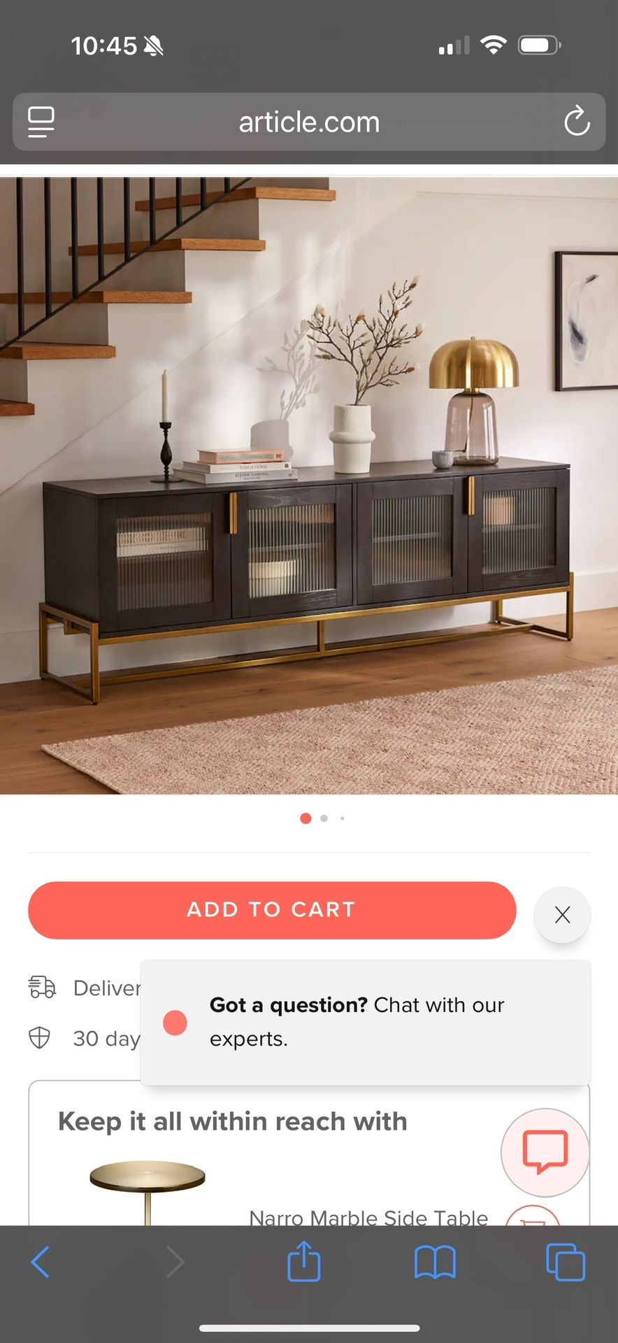 Article - Oscuro 73” Media Cabinet