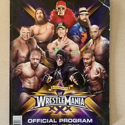 WWE WrestleMania 30th Anniversary XXX Official Program April 6 2014 Book 