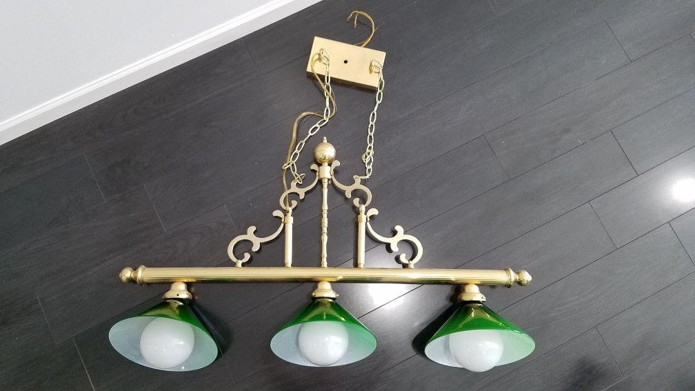 Traditional Pool / Billiard Light Fixture 