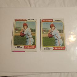 1974 Topps Mike Schmidt #283 baseball card. 