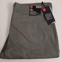 UA Golf Under Armour Men's Showdown Chino Tapered Golf Pants Olive Green 38/34