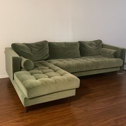 Velvet Article Couch