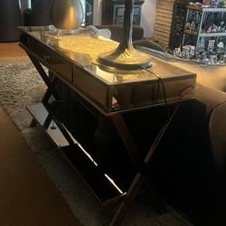 Elegant Mirrored Console Table