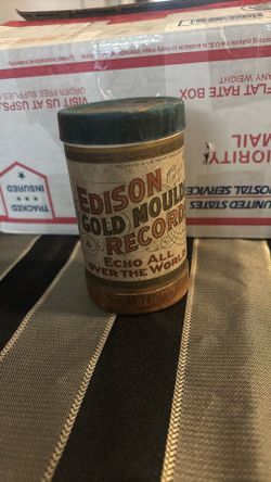 Edison Gold Molded Record