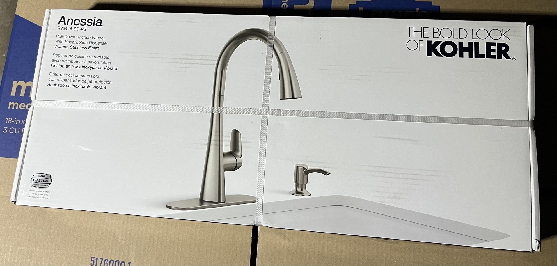 New Kitchen Faucet KOHLER with Soap Dispenser