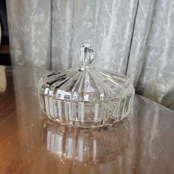 Crystal Candy Dish With Lid