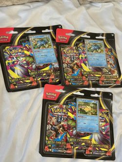 Pokemon Mega Evolution Psyduck & Golduck 3-Pack Blisters