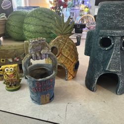 Sponge Bob Fish Tank Decor 