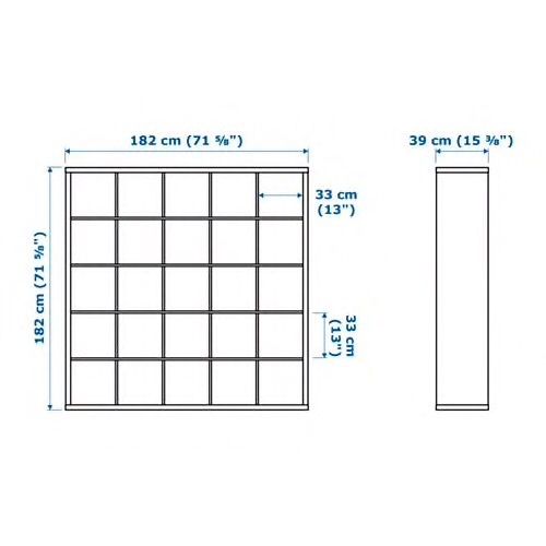 KALLAX Shelf unit, white, 715/8x715/8 - IKEA