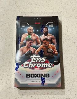 2024 Topps Chrome Boxing Hobby Box BRAND NEW FACTORY SEALED Debut Edition