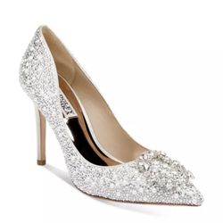 Badgley Mischka Women's Cher II Embellished Pumps- Size 6, 