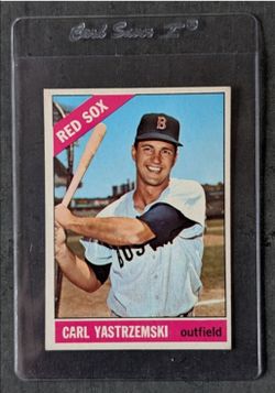 (6) Vintage Topps Baseball Cards CARL YASTRZEMSKI Boston Red Sox (HOF)