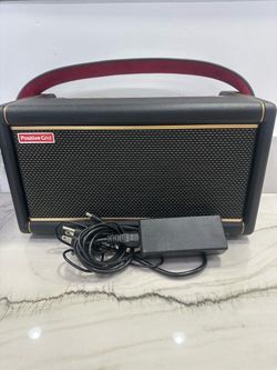 Positive Grid Spark 2 50W smart guitar combo amplifier with its power supply