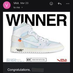 NEW Air Jordan 1 High OG x V.A.A.  US M 14 / W 15.5 - TAKING OFFERS