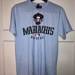 Albuquerque Isotopes Mariachis MiLB  Size Medium Skull Blue T Shirt NWT