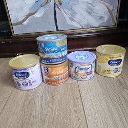 Baby Formula: Similac And Enfamil & Baby Diapers Size 1