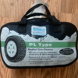 Tire Chains - Sizes Mentioned In Photo