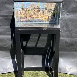 Pet Reptile Heat Terrarium With Stand.