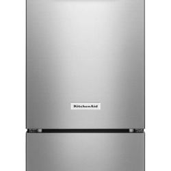 KitchenAid - 18" 29-Lb. Built-In Ice Maker - Stainless Steel