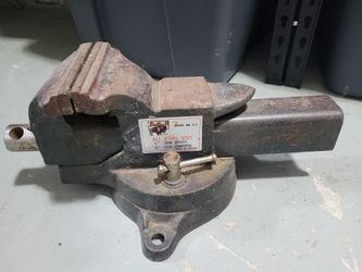 Vintage Buffol O All Steel Vise 5" Jaw Width
