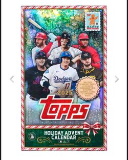 NEW Topps Holiday Advent Calendar