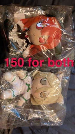 Anime Character Plush Dolls Set of 2
