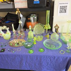 By APPT glass Sale! Uranium And Antiques 
