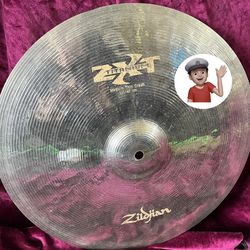 🔥 Zildjian TITANIUM THIN Crash Cymbal 16” Drum Set Drums